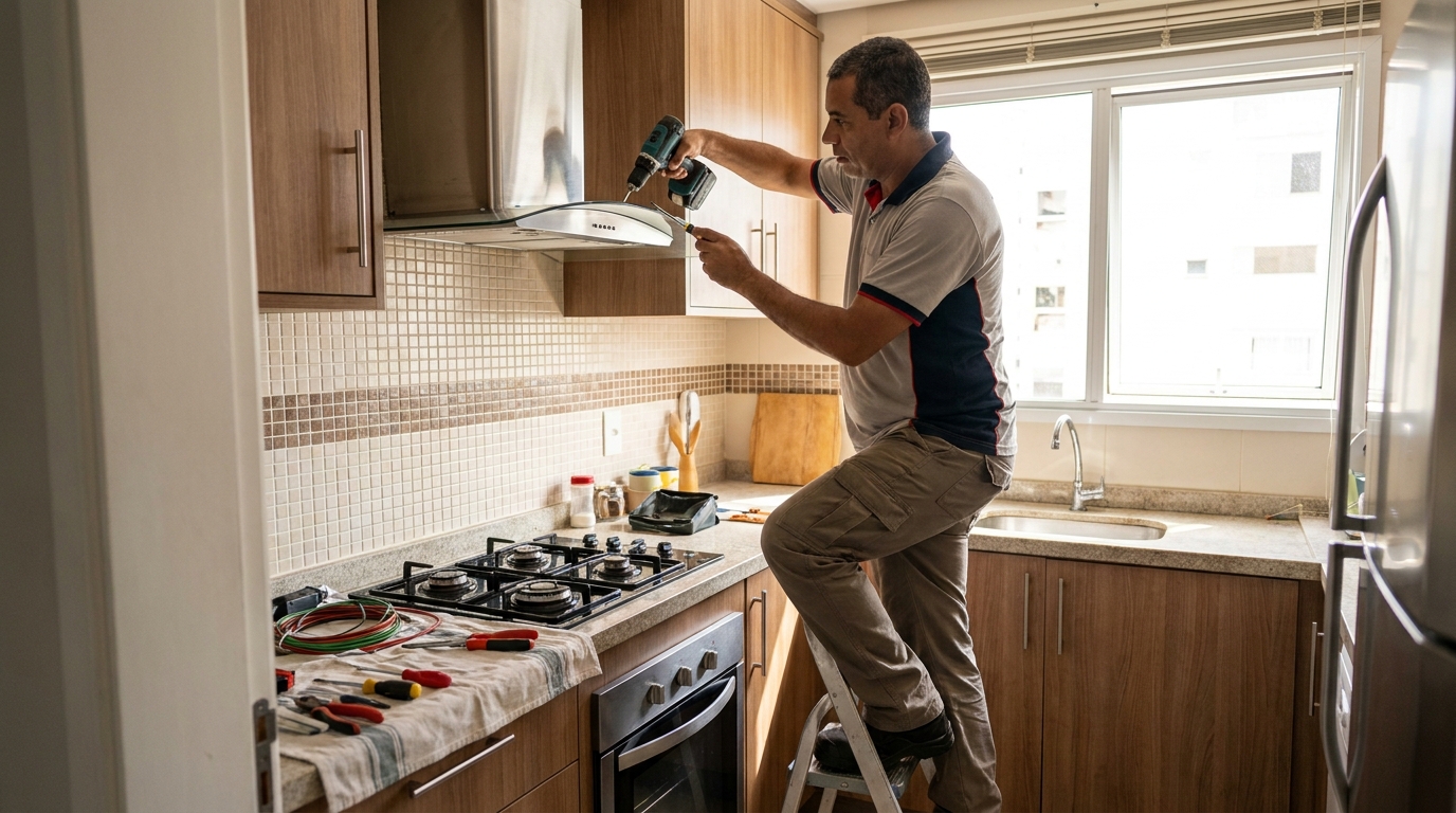 Instalação de Exaustor em Canoas‑RS