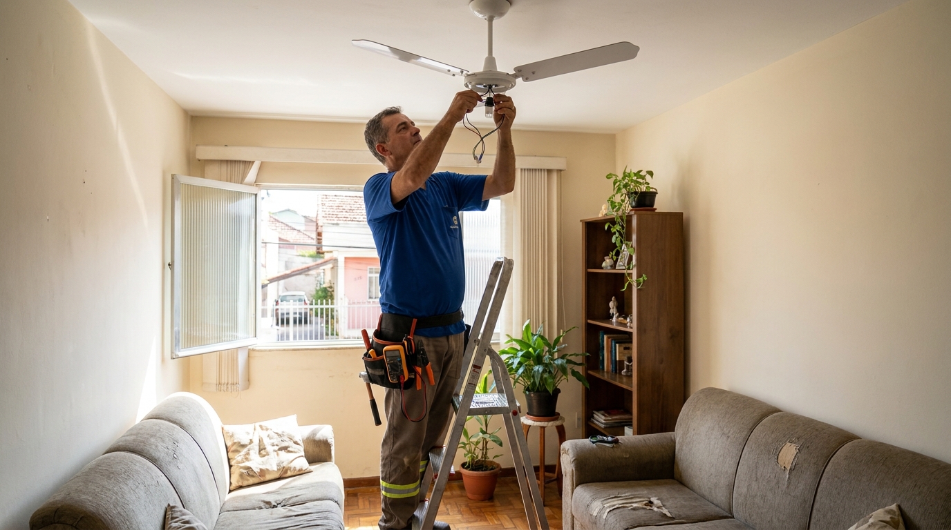 Montagem de Ventilador em Canoas‑RS