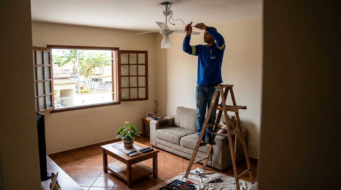 Reforço de Suporte no Teto em Canoas‑RS