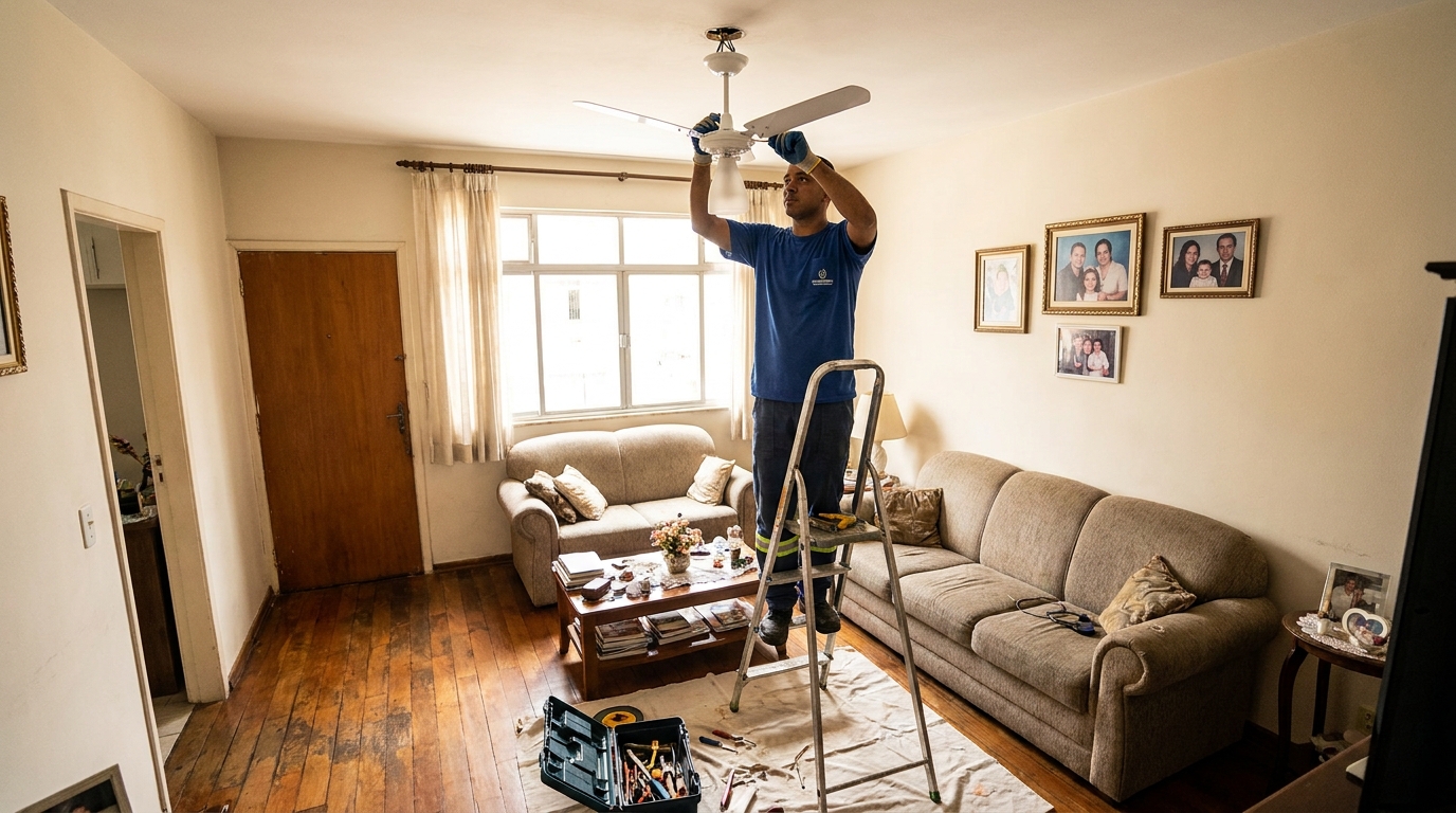 Substituição de Ventilador em Canoas‑RS
